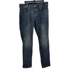 H&M Mens Slim Fit Blue Denim Stretch Jeans 38x32 Casual Everyday Jeans